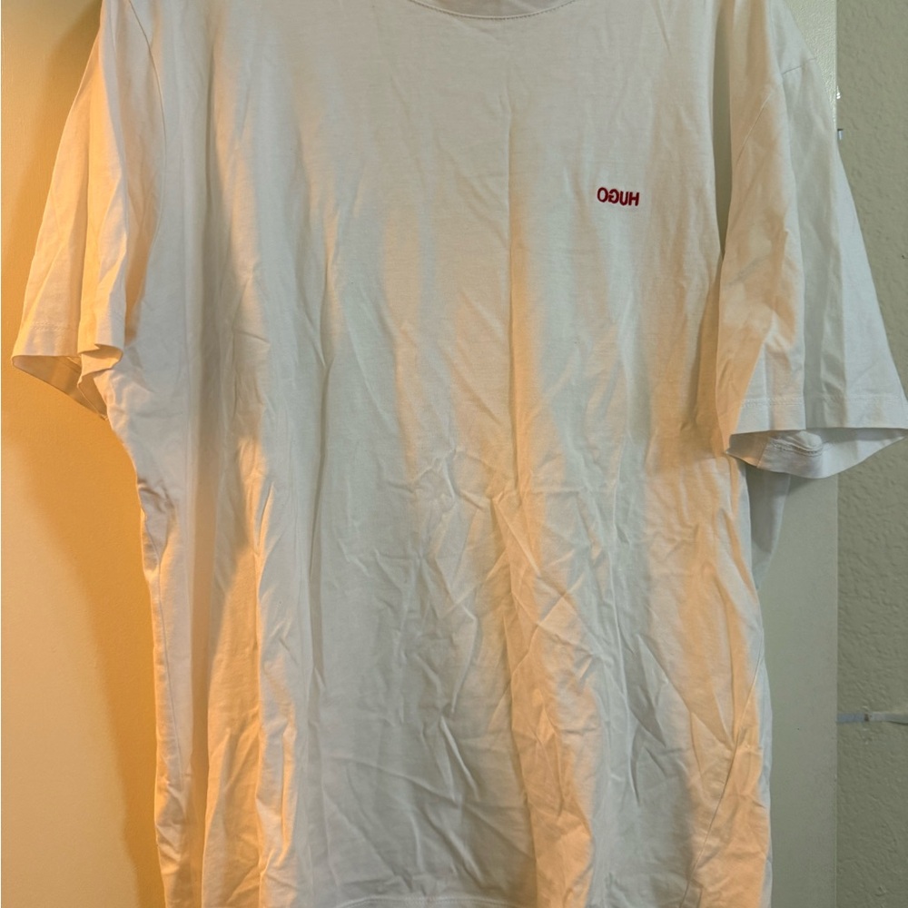 Hugo Boss HUGO White Logo T-Shirt Men’s Large | Premium Designer Tee